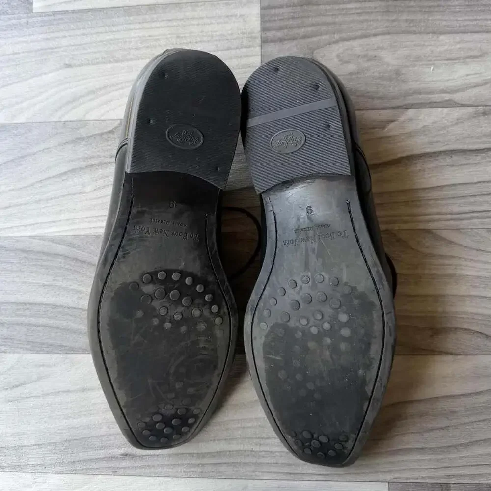 To Boot New York Adam Derrick Leather Dress Shoes Black Size 9